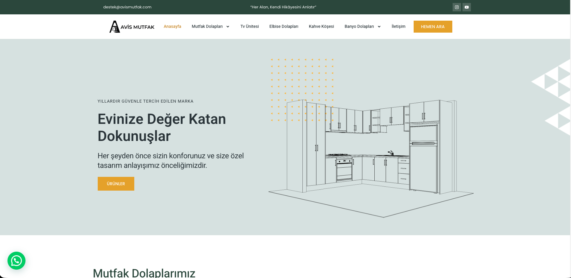 Avis Mutfak E-Commerce